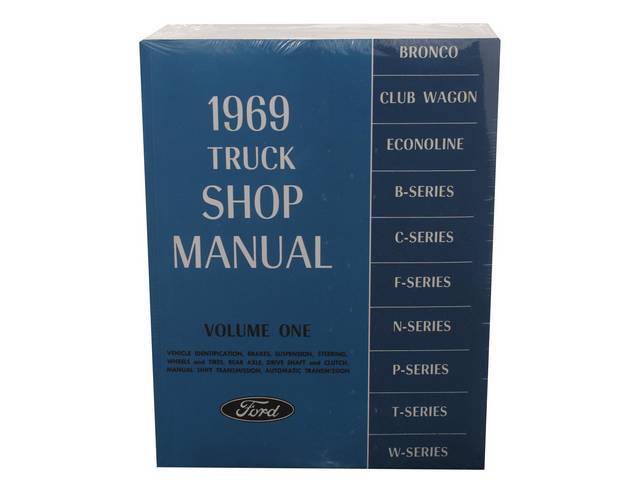 SHOP MANUAL, 1969 FORD TRUCK
