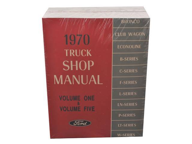 Shop Manual, 1970 Ford truck and Bronco