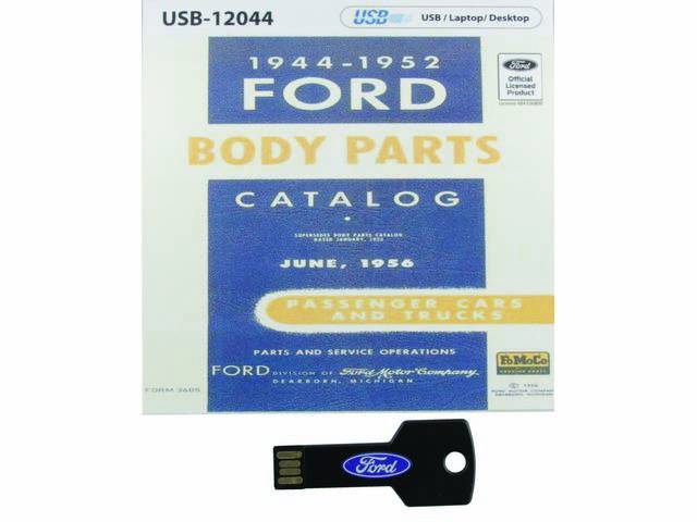 Ford 1944-1952 Body Parts Catalog, on USB Flash Drive