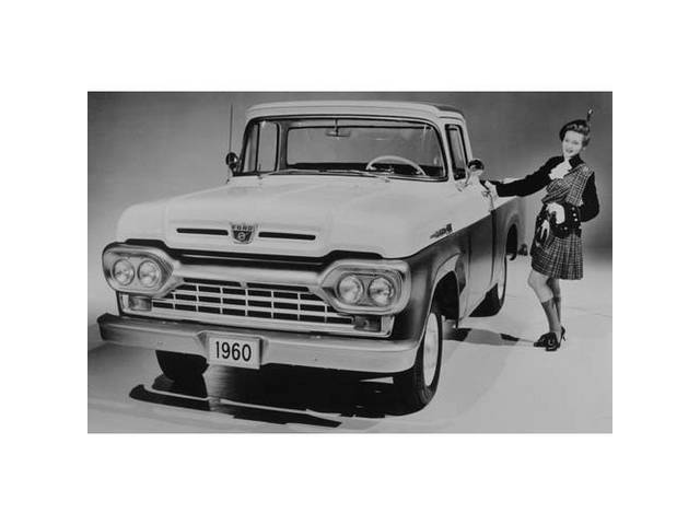 CLASSIC PHOTO, 1960 F100, TWO TONE TRUCK WITH