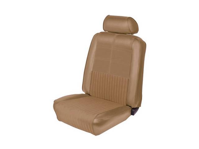 Front Bucket Upholstery, Deluxe Comfortweave, nugget gold