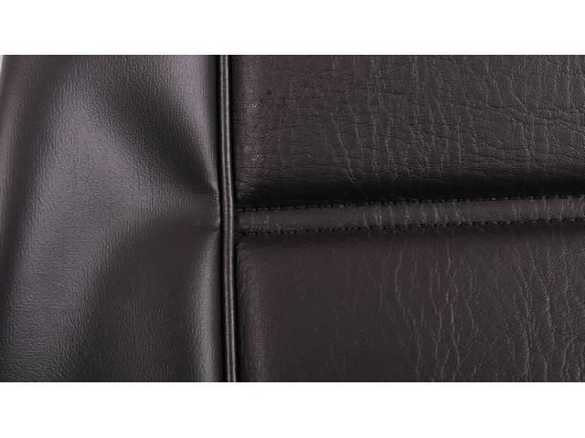 Front Bucket Upholstery, Standard, black