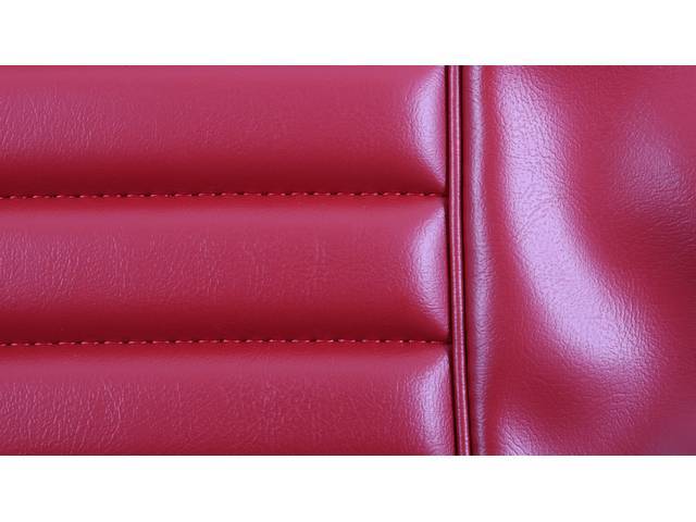 UPHOLSTERY, FRONT BUCKET, STANDARD, BRIGHT RED