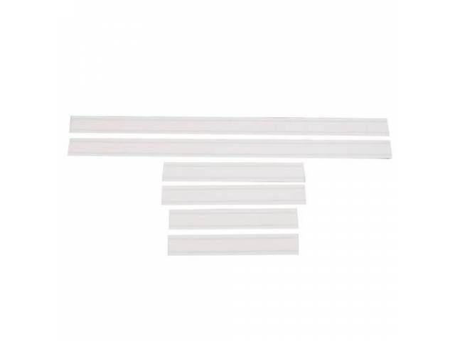 Lower Body Side GT Stripe Set, Early Style, White