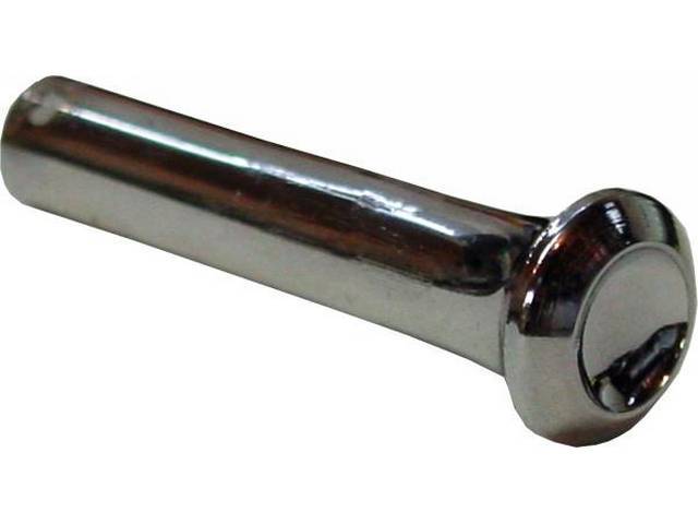 Knob, Inside Door Lock, Chrome, Pair, Smooth Finish,