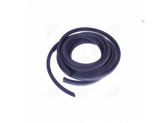 Rubber And Windlace Door Seals, Black