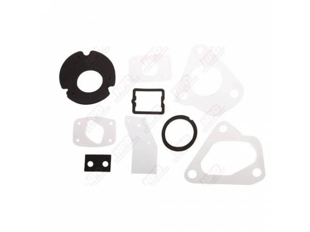 Firewall Gasket Kit, Foam Gaskets To Mount All Firewall Accessories, Correct Color Material Is Used For Each Gasket, A-Body W / O A/C