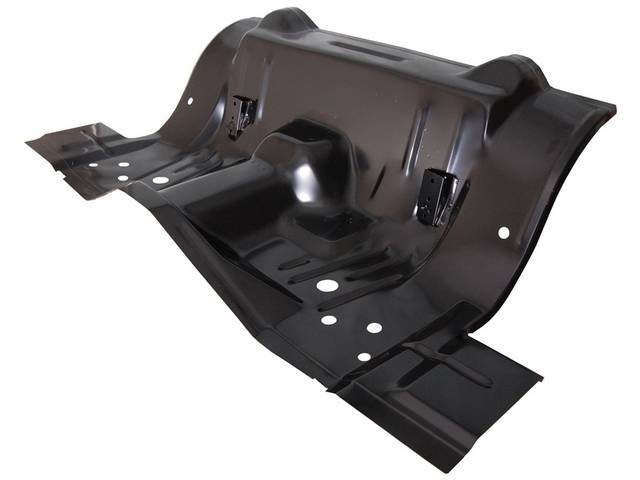 Floor Pan, Under Rear Seat, Complete, Incl Transmission Tunnel And Upper Back Section To Trunk Pan, Incl Brackets For Emergency Brake Cable, Exhaust Hanger And Pinion Snubber, Repro