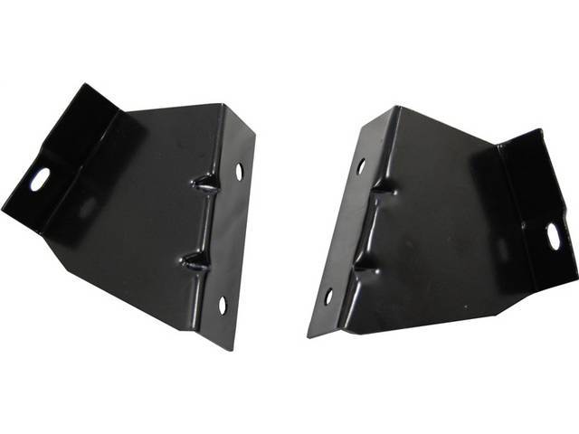 Bracket Set, Rear Valance Panel, Pair, Incl Rh And Lh Side, Edp Coated, Oe Style, Designed To Fit Only Oe Or Npd Style Rear Valance Panels