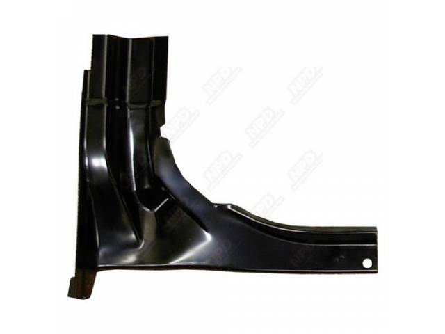Gutter, Rear Compartment / Trunk Weatherstrip, Lower, Lh, Quarter Panel Side, Edp Coated, Oe Style