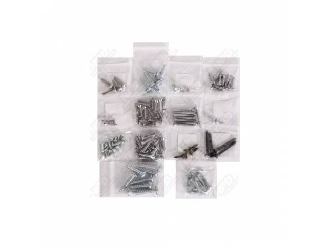 Screw Kit, Interior Trim,  (98), Screws Are Packaged And Labeled For Easy Installation