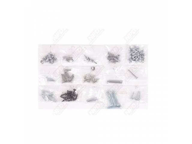 Screw Kit, Interior Trim,  (117), Screws Are Packaged And Labeled For Easy Installation