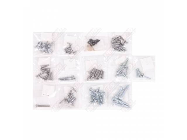 Screw Kit, Interior Trim,  (101), Screws Are Packaged And Labeled For Easy Installation