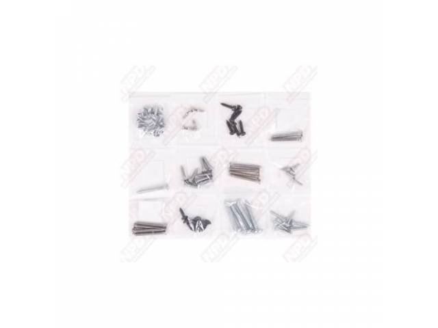 Screw Kit, Interior Trim,  (63), Screws Are Packaged And Labeled For Easy Installation