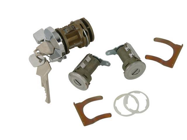Lock Set, Door Lock And Ignition, W/Keys (2),