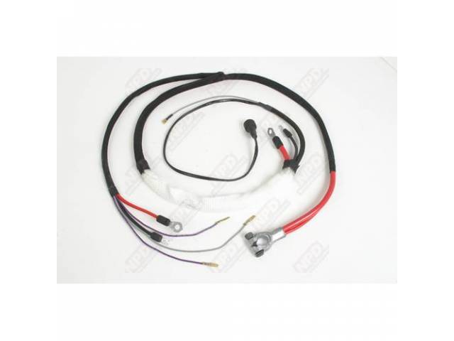 Cable, Battery, Positive, Incl Correct Style Terminals, Bolt And Nut, Repro, This Cable Is Designed To Be Used On Hemi Engines Only