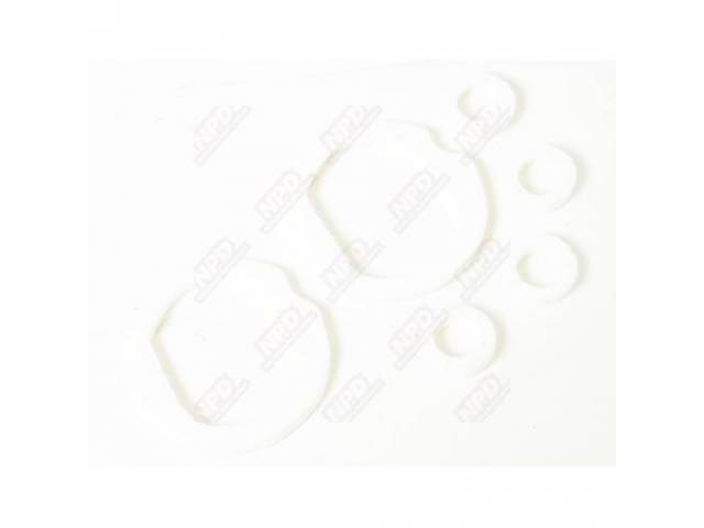 Gaskets, Backup Light Housing, White Foam Material