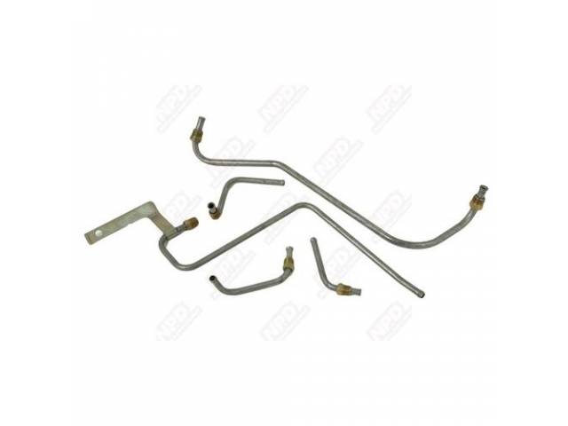 Fuel Line Kit, 7pc-Includes Lines And Brass Fitting, 426 Hemi