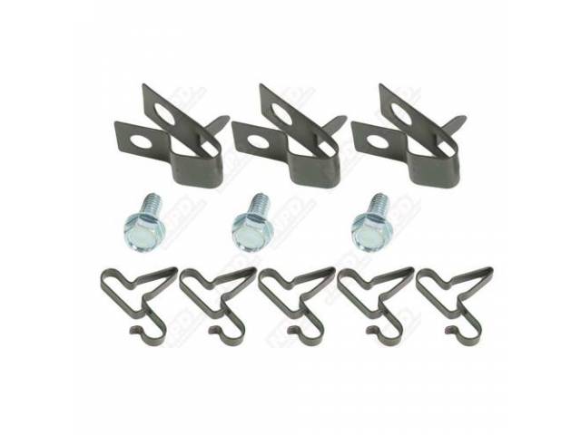 Fuel Line Clip Kit, 3/8 And 5/16 Fuel Lines