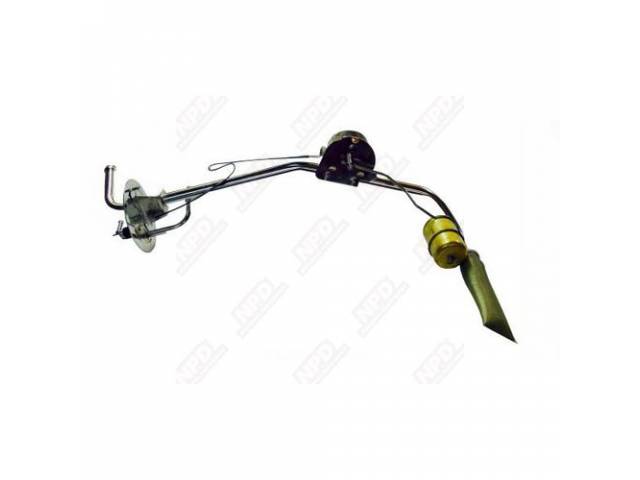 Fuel Sending Unit,  Stainless Steel, New Seal And Pick-Up Filter, 1/2 Inch Line