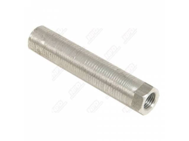 Sleeve Nut, Exhaust Manifold, Long Style, Correct 3/8 Inch -24 Unf X 2.84 Inch Hex Head, Repro