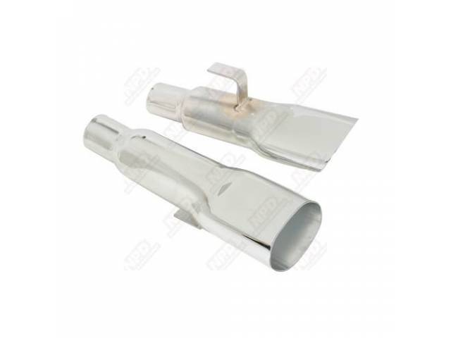Exhaust Tips, 2 1/4 Inch, Concourse Quality, Chrome
