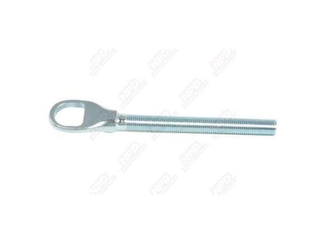 Rod, Clutch Adjusting, Straight Style, Zinc Plated As Original, Repro