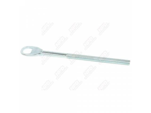Rod, Clutch Adjusting, Angled Style, Zinc Plated As Original, Repro