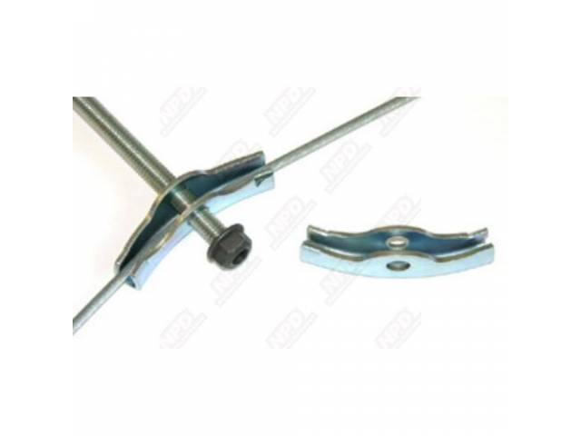 Equalizer, Parking Brake Cable, Without Intermediate Cable System, Comes With Nut For Long Adjusting Hook