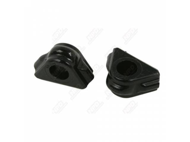 Sway Bar Bushings, Front, Triangular Shaped To Fit Into Factory Mount, 15/16 Inch, Polyurethane