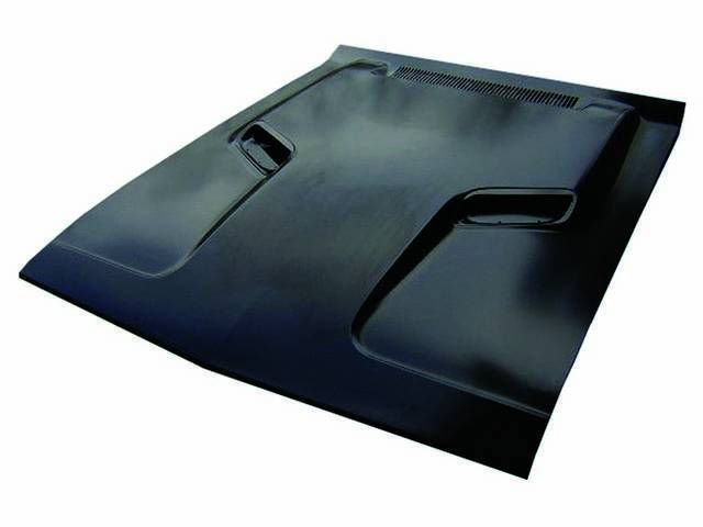 Hood, R/T Style, Steel, W/O Pin Holes, Edp Coated, Correct Factory Style Bracing, Repro