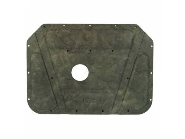 Molded Hood Pad, Molded Hood Pad, Correct Molded, Die Cut Holes For Clips