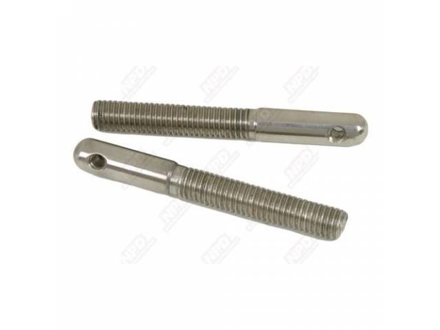Studs, Hood Pin, Stainless Steel, Repro