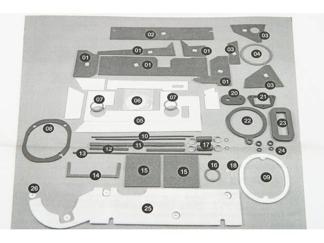 Heater Box Restoration Kit, A / C