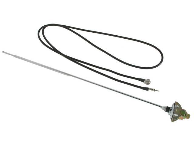 Antenna Kit, Mast, Body And Cable, Gasket, Bezel-Nut,