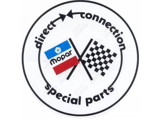 Decal, Direct Connection Special Parts, 5 1/2 Inch Round