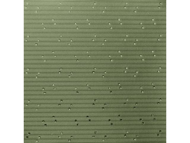 Headliner, Perforated, Green, 4-Bow