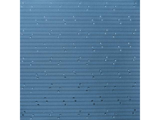 Headliner, Perforated, Med Blue, Notchback