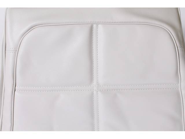 Rear Seat Uph, White