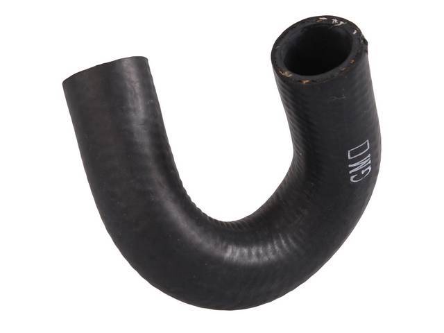 Water Pump Bypass Hose, U- Shape, Replacement style reproduction for (66-68)