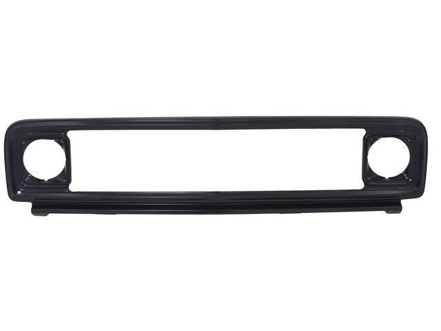 Steel Outer Radiator Grille Shell, Black, EDP-coated for (71-72)