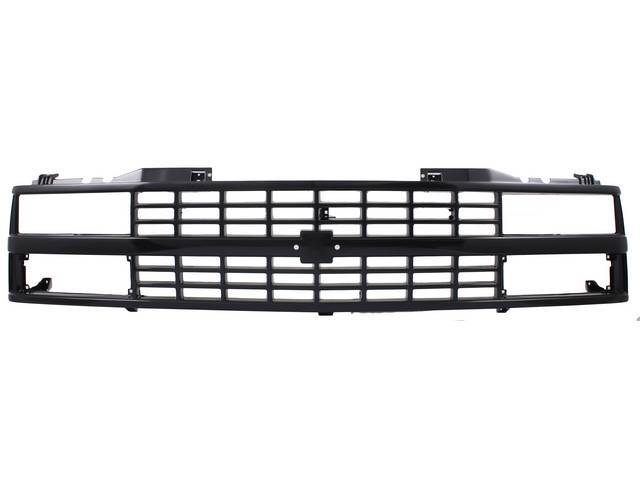 GRILLE, RADIATOR, REPRO, BLACK, PAINTED   