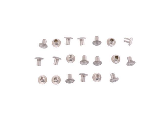 Grille Extensions / Outer Brackets Fastener Kit, 20-piece kit, OE Correct AMK Products reproduction for (67-72)