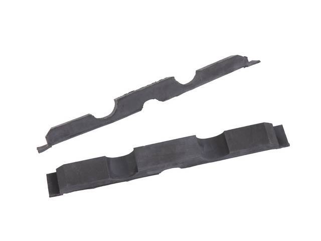 PADS, RADIATOR CORE SUPPORT MOUNTING PADS, LOWER, 6 CYL OR V8.