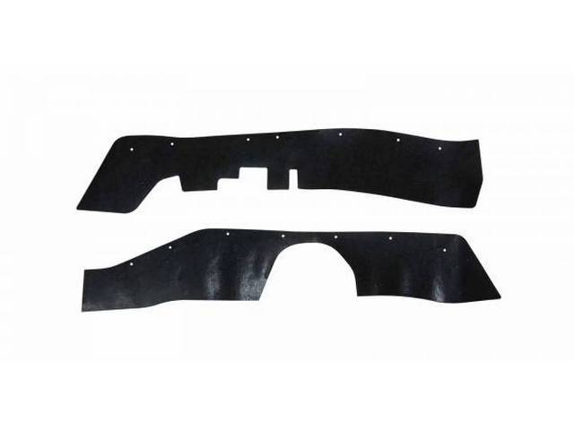 Inner Fender Dust Shields, 4X4, includes installation clips, does not incl instructions, US MADE Reproductions for (81-87)
