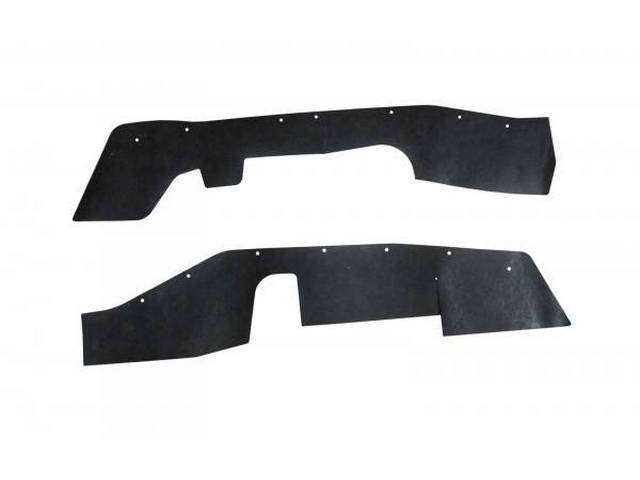 Inner Fender Dust Shields, 4X2, includes installation clips, does not incl instructions, US MADE Reproductions for (81-87)