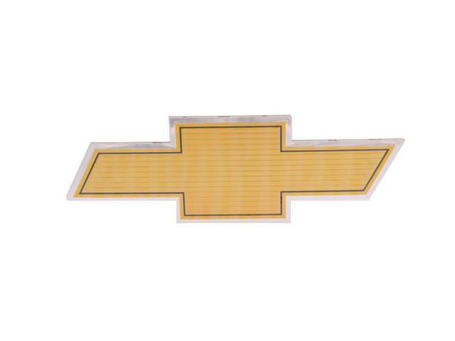 Aluminum Foil Grille Insert "Bowtie" Gold, reproduction