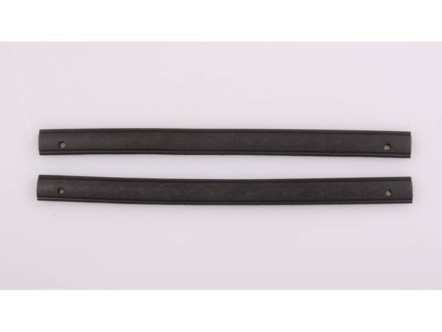 Door Panel Pull Strap, Inner, Black, RH and LH, Pair, reproduction