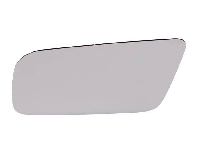 GLASS, Outside Side View Mirror, LH, flat design, repro