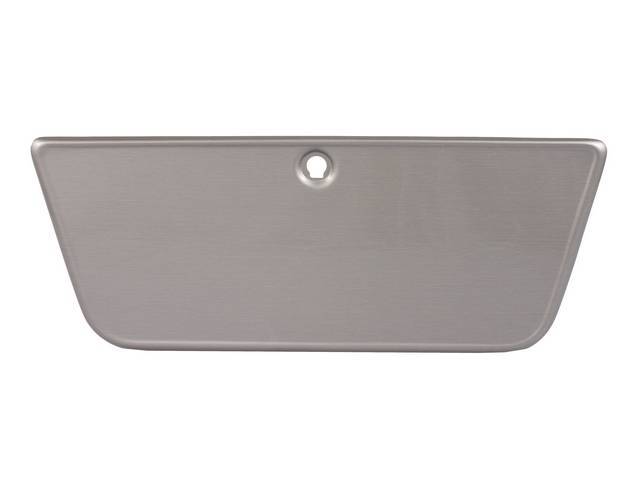COVER, GLOVE BOX, FOR USE W/ K-9743C- BEZEL ASSY, BRUSHED ALUMINUM FINISH GLOVE BOX COVER